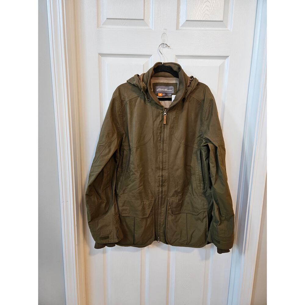 Eddie Bauer WeatherEdge Waterproof Shooting Jacket Mens Large